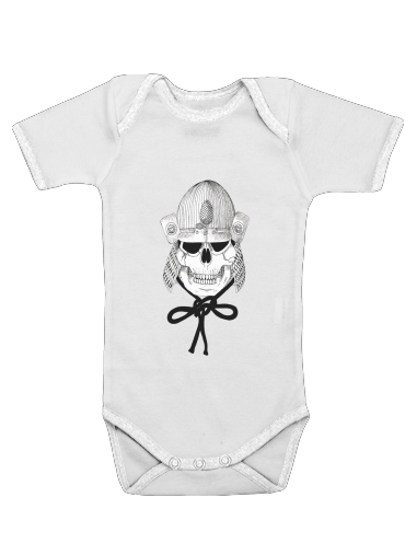  Skeleton samurai voor Baby short sleeve onesies