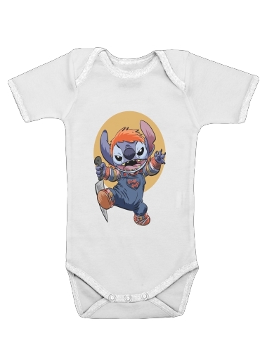  Stitch X Chucky Halloween voor Baby short sleeve onesies