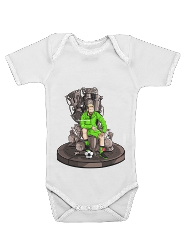  The King on the Throne of Trophies voor Baby short sleeve onesies