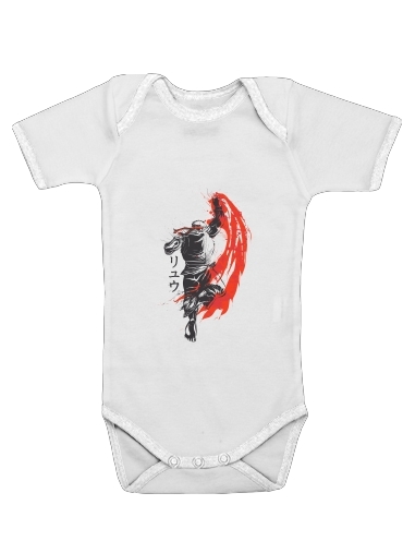  Traditional Fighter voor Baby short sleeve onesies