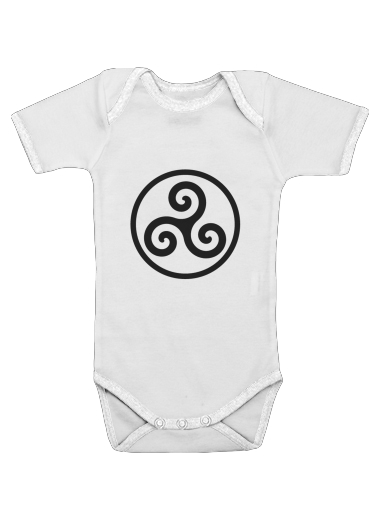  Triskel Symbole voor Baby short sleeve onesies