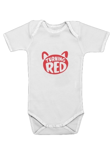  Turning red voor Baby short sleeve onesies