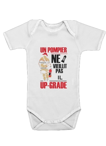  Un pompier ne vieillit pas il upgrade voor Baby short sleeve onesies