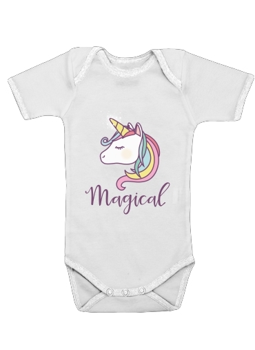  Unicorn Magical voor Baby short sleeve onesies