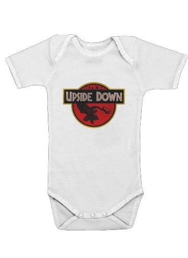  Upside Down X Jurassic voor Baby short sleeve onesies