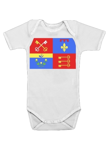  Vaucluse French Department voor Baby short sleeve onesies