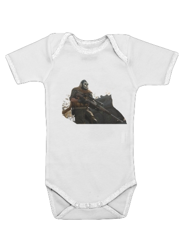  Warzone Ghost Art voor Baby short sleeve onesies