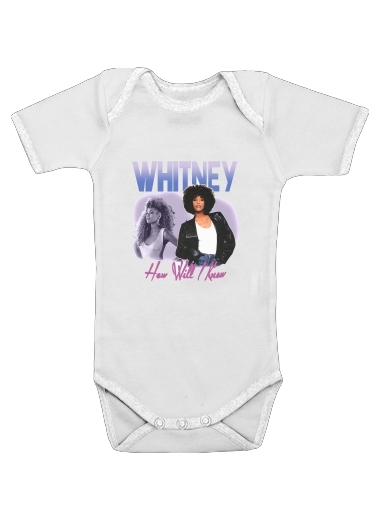  whitney houston voor Baby short sleeve onesies