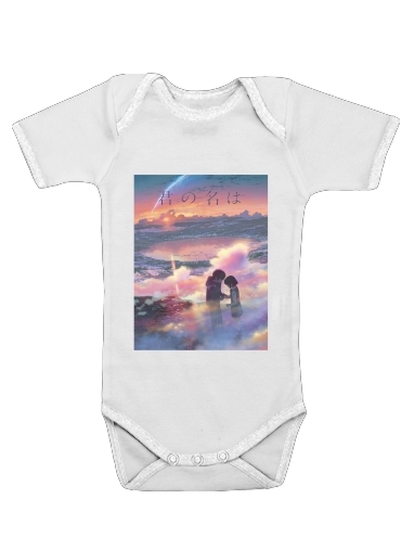  Your Name Night Love voor Baby short sleeve onesies