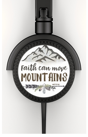  Faith can move montains Matt 17v20 Bible Blessed Art voor hoofdtelefoon