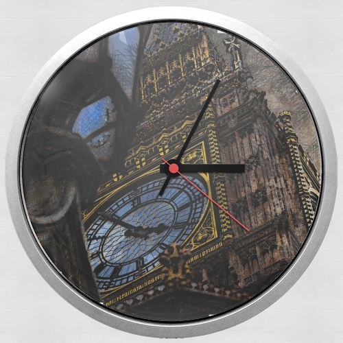  Abstract Big Ben London voor Wandklok