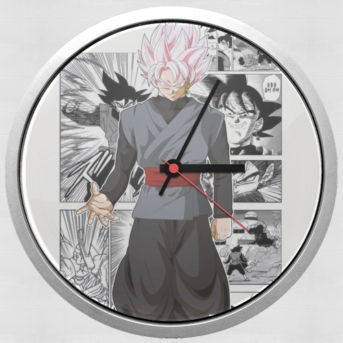  Black Goku Scan Art voor Wandklok