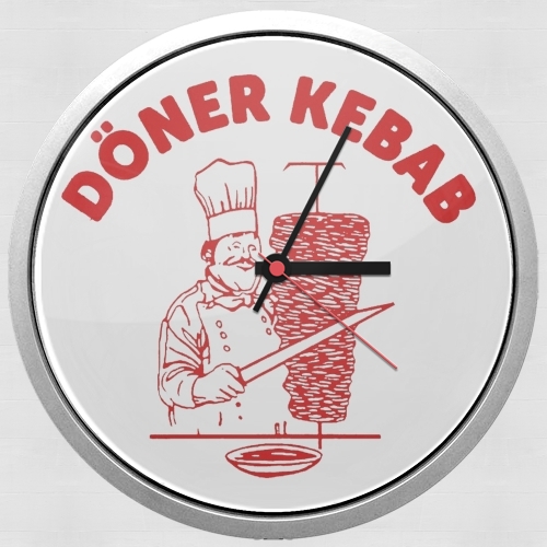  doner kebab voor Wandklok