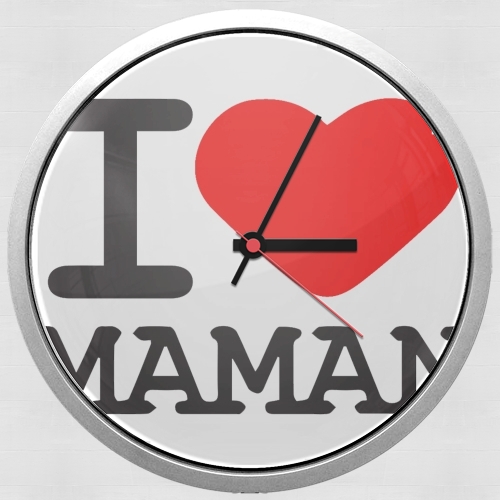  I love Maman voor Wandklok