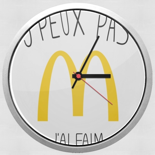  Je peux pas jai faim McDonalds voor Wandklok