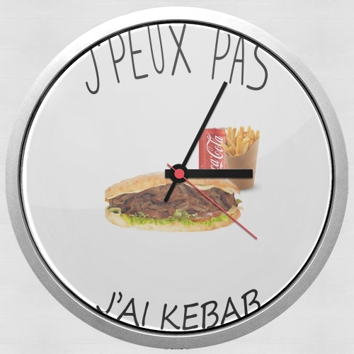  Je peux pas jai kebab voor Wandklok