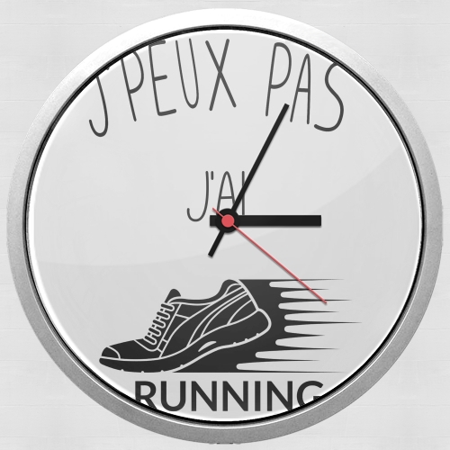  Je peux pas jai running voor Wandklok