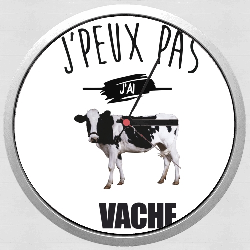  Je peux pas jai vache voor Wandklok