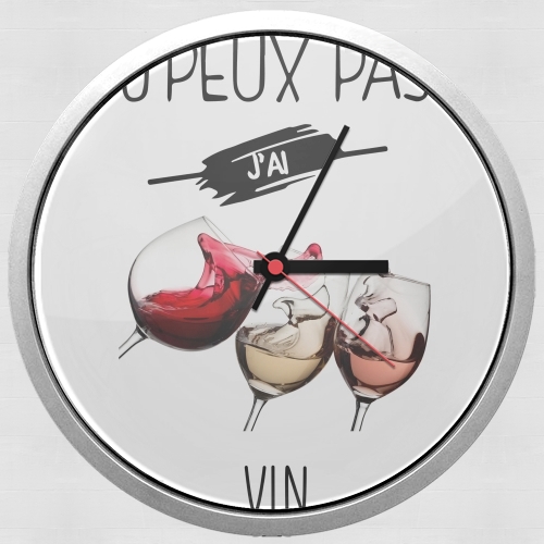  Je peux pas jai vin voor Wandklok