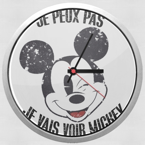  Je peux pas je vais voir mickey voor Wandklok