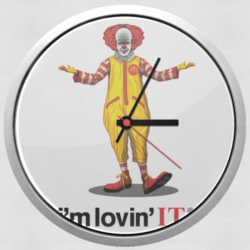  Mcdonalds Im lovin it - Clown Horror voor Wandklok