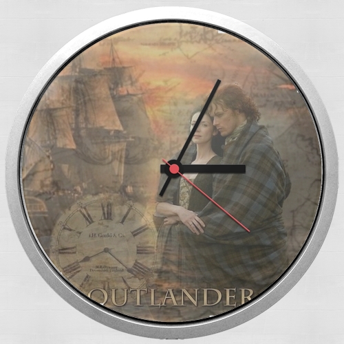  Outlander Collage voor Wandklok