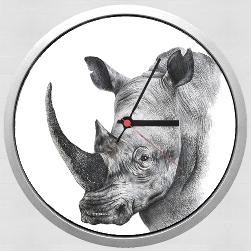  Rhino Shield Art voor Wandklok