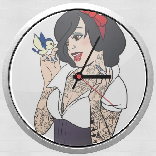  Snow White Tattoo Bird voor Wandklok