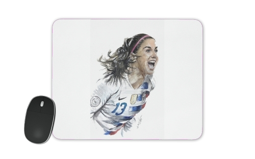  Alex Morgan Usa Art voor Mousepad