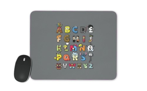  Alphabet Geek voor Mousepad