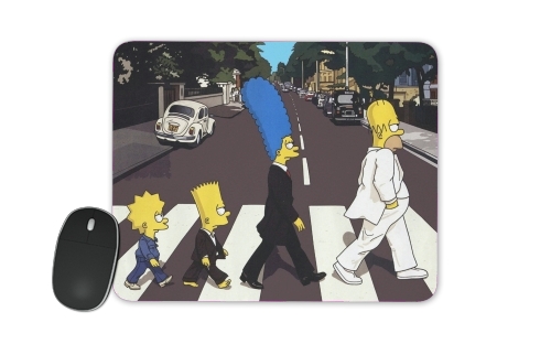  Beatles meet the simpson voor Mousepad