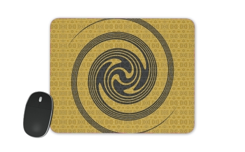  BLACK SPIRAL voor Mousepad