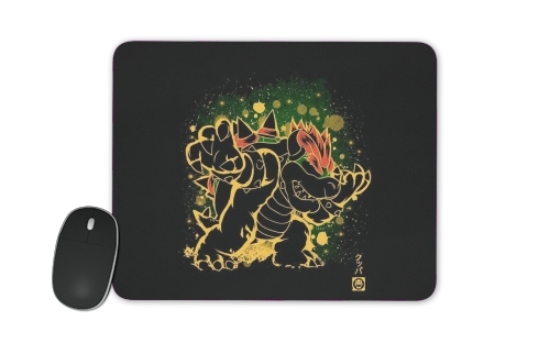  Bowser Abstract Art voor Mousepad