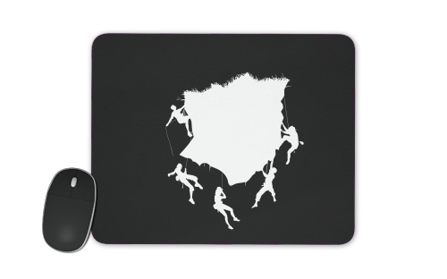  climbing mountain vector voor Mousepad