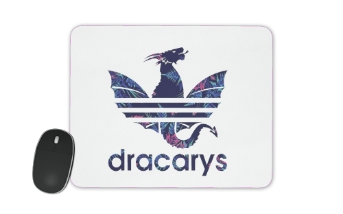  Dracarys Floral Blue voor Mousepad