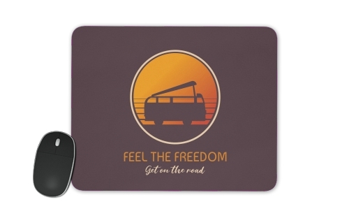  Feel The freedom on the road voor Mousepad