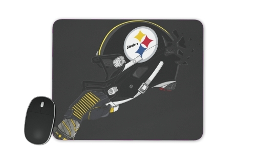  Football Helmets Pittsburgh voor Mousepad