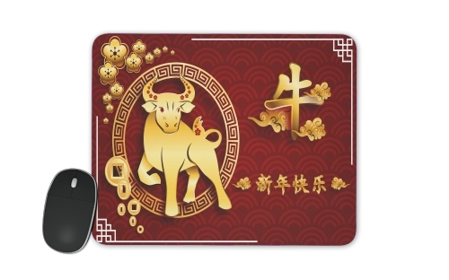  Happy The OX chinese new year  voor Mousepad