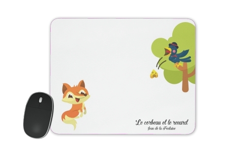  Le corbeau et le renard voor Mousepad