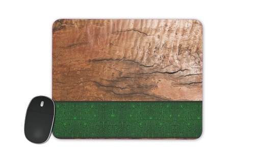  Natural Wooden Wood Oak voor Mousepad