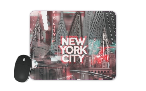  New York City II [red] voor Mousepad