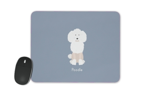  Poodle White voor Mousepad