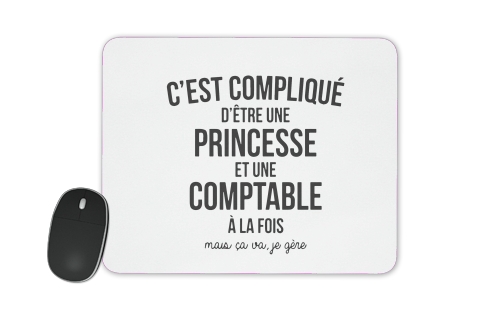  Princesse et comptable voor Mousepad