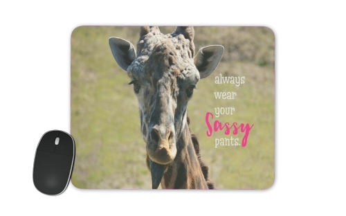  Sassy Pants Giraffe voor Mousepad