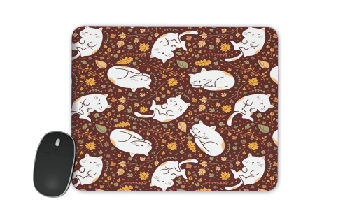  Sleeping cats seamless pattern voor Mousepad