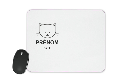  Stamp Birth Cat voor Mousepad