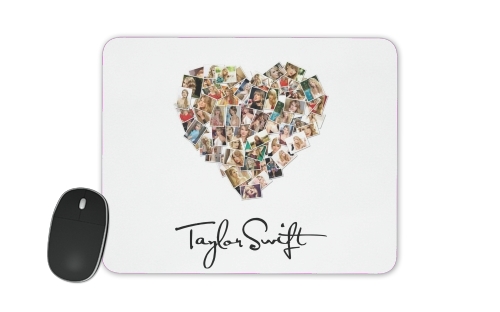  Taylor Swift Love Fan Collage signature voor Mousepad