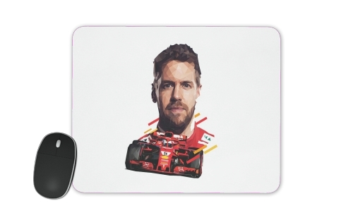  Vettel Formula One Driver voor Mousepad