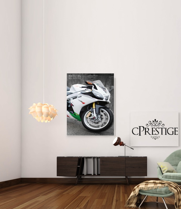  aprilia moto wallpaper art voor Bericht lijm 30 * 40 cm