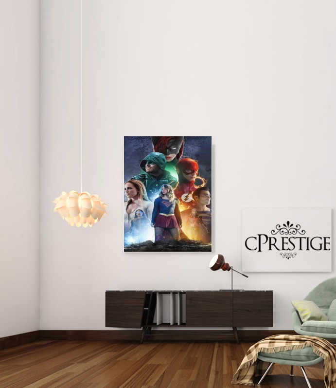  Arrowverse fanart poster voor Bericht lijm 30 * 40 cm